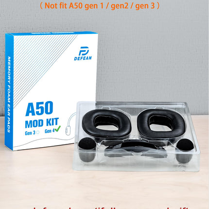 A50 Gen 4 modifikatsioonide komplekt - defean vahetuskõrvapadjad ja peavõru, mis ühilduvad Astro-A50 Gen 4, Gen 5 ja A50X peakomplektiga, kõrvapadjad, suure tihedusega mürasummutusvaht, eriti paks.