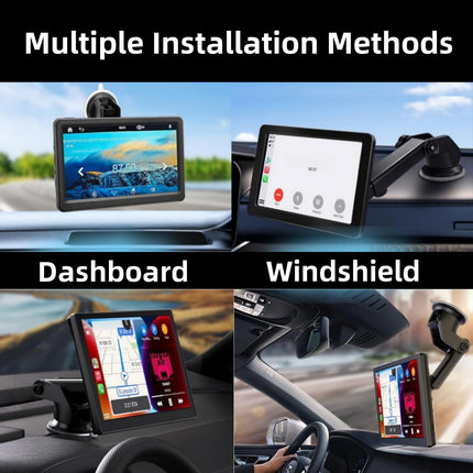 Epronic painduv armatuurlaua kinnitus juhtmevaba Apple CarPlay ekraani jaoks, iminapaga kinnitus kaasaskantava autoraadio jaoks, esiklaasi kinnitus kaasaskantava autoraadio ja navigatsiooni jaoks