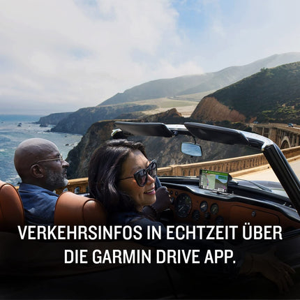 Garmin DriveSmart 66 MT-S Amazon Alexa – navigatsiooniseade sisseehitatud Alexaga, ere 6-tolline (15,2 cm) HD-ekraan, Euroopa 3D-kaardid keskkonnavöönditega, reaalajas liiklusteave Garmin Drive'i rakenduse kaudu.