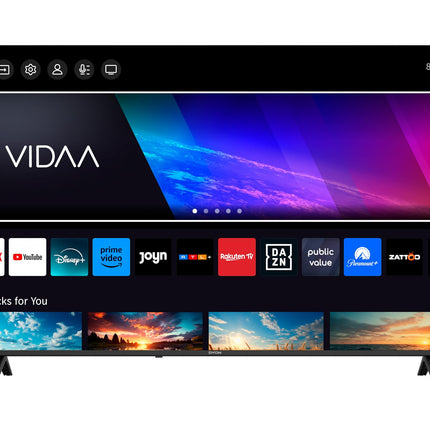 DYON Smart 50 VX - 50-tolline (126 cm) 4K UHD nutiteler HD kolmekordse tuuneriga (DVB-C/-S2/-T2), App Store, Prime Video, Netflix, YouTube, DAZN, Disney+, hotellirežiim