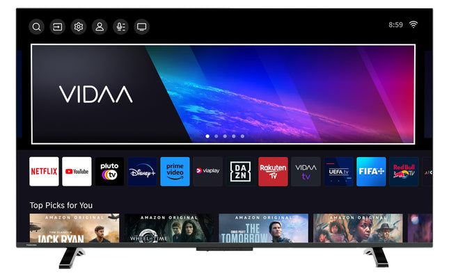 Toshiba 40LV2E63DAZ 40-tolline televiisor/VIDAA nutiteler (Full HD, HDR, kolmekordne tuuner, Bluetooth, Dolby Audio) [2024]