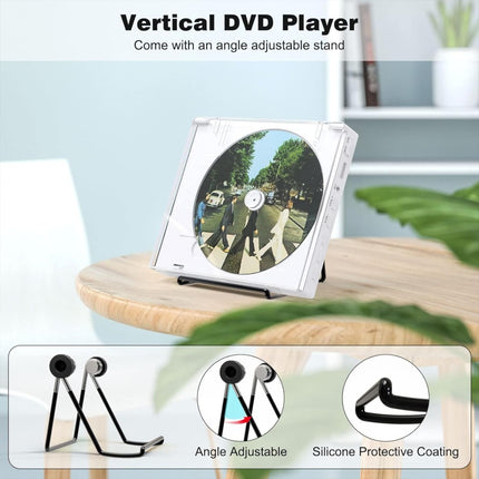 Maite Mini DVD Player Portable, Region Free with 1080P HDMI Port/AV Output, NTSC/PAL, DVD Player for TV with AV/HDMI Cables/USB Playback Remote Control and Stand no Support Blueray