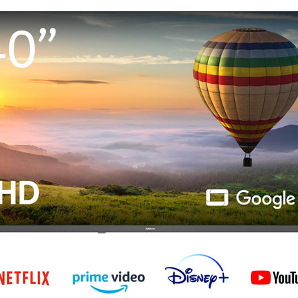 Nokia 40-tolline (101 cm) Google TV FHD (WLAN, kolmekordne tuuner DVB-C/S2/T2) – FN40GE320-2023