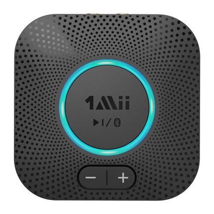 1Mii B06S Bluetooth-audioadapter helitugevuse regulaatoriga, HiFi Bluetooth 5.2 vastuvõtja, aptX HD ja madala latentsusega traadita audiovastuvõtja stereokõlarite jaoks, kahekordne ühendus