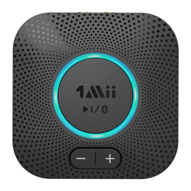 1Mii B06S Bluetooth-audioadapter helitugevuse regulaatoriga, HiFi Bluetooth 5.2 vastuvõtja, aptX HD ja madala latentsusega traadita audiovastuvõtja stereokõlarite jaoks, kahekordne ühendus