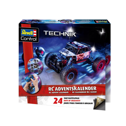Revell 1052 advendikalender RC Crawler I Kaugjuhtimisega mänguasi harrastajatele I Poistele, tüdrukutele ja täiskasvanutele I Jõulukingitus I Alates 10. eluaastast