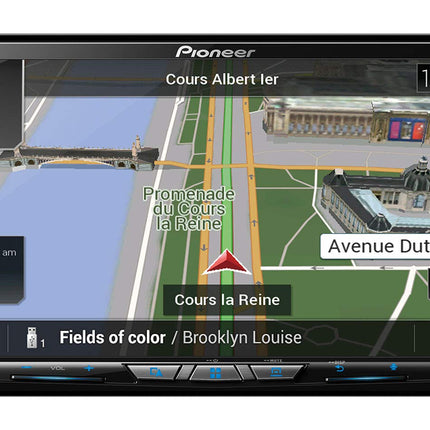 Pioneer AVIC-Z830DAB meediakeskus, navigatsioon, WiFi, 7-tolline puuteekraan, nutitelefoni ühenduvus, Bluetooth, Apple CarPlay, Android Auto, käed-vabad süsteem, 2 USB-porti, DAB/DAB+, graafiline ekvalaiser