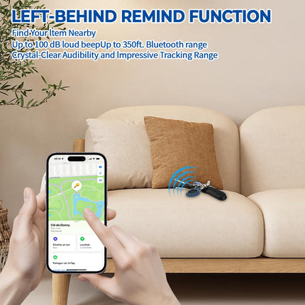 Smart Tag Pro, 4-osaline Air Tag Smart Tracker, võtmeleidja, kohvrijälgija, mis ühildub Apple Where's rakendusega (ainult iOS), võtmete, pagasi, rahakoti jaoks, IP67 veekindlus, kaitseümbris ja kaelanöörid