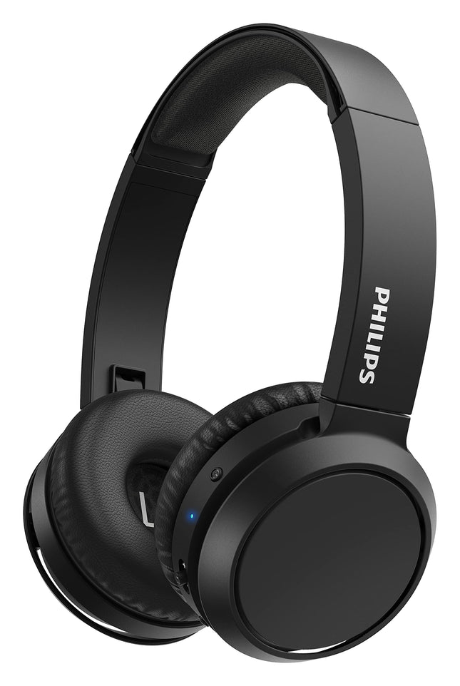 PHILIPS kõrvapealsed kõrvaklapid H4205BK/00 bassivõimendi nupuga (Bluetooth, 29 tundi mänguaega, kiirlaadimine, mürasummutus, kokkupandav), mattmust