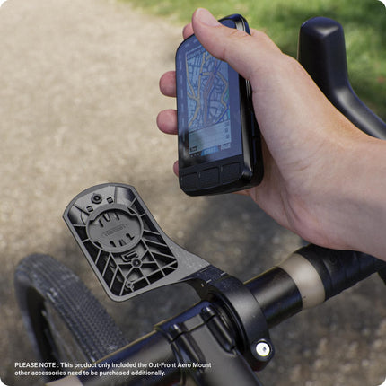 TUSITA Aero Out esikinnitus, mis ühildub Wahoo ELEMNT ROAM V1 V2 GPS-rattakompuutriga