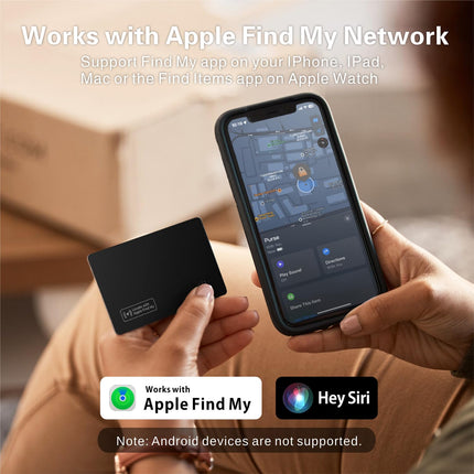 Reyke õhuke rahakoti jälgimiskaart, laetav rahakotiotsija, ühildub Apple Find My'ga (ainult iOS), pagasisiltide, mobiiltelefonide ja passide sorteerija