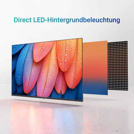 Antteq Essential seeria 32-tolline (81 cm) LED-teler, HD, kolmekordne tuuner (DVB-T2/S2/C), hotellirežiim, E32-AH1Q1L, 2024