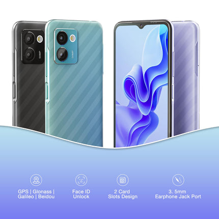 DOOGEE N50 Pro lukustamata nutitelefon [2024. aasta väljalase], 20 GB RAM 256 GB ROM (1 TB TF-kaart), Android 13 nutitelefon, 6,52" HD+ lukustamata telefon, kaheksatuumaline, 50MP+8MP, 4G kahe SIM-kaardi/näotuvastuse/sõrmejäljelugejaga, 4200mAh aku