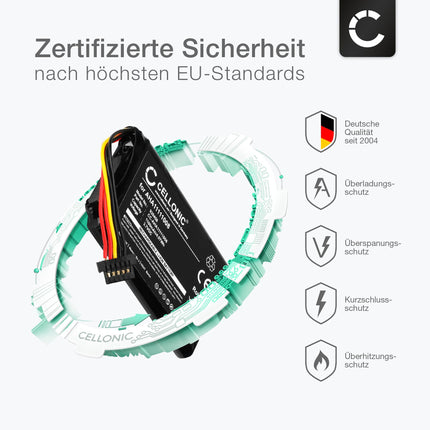 CELLONIC, navigatsiooniaku, ühildub Tomtom Go 5000, Go 6000, Go 6200 seadmetega (1100mAh, 3.7V) + tööriistakomplekt