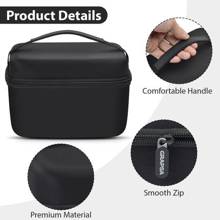 Mini Projector Bag Compatible with LQWELL/for Magcubic/for YEEFON/for ELEPHAS/for Alwtniet Projector 4k, Mini Projector Storage Box Carrying Case for Accessories - Box Only