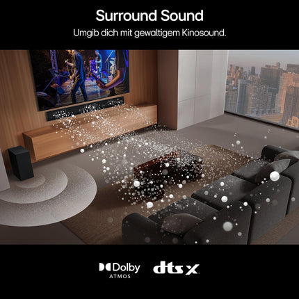 LG DSG10TY 3.1 Dolby Atmos heliriba (420W) juhtmevaba subwooferiga (Wow Cast, HDMI, Bluetooth) [2024], must