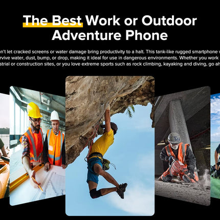 Ulefone Armor X11 PRO Android 12 Outdoor Smartphone Without Contract, 8150mAh Battery, 16MP Underwater Camera, Helio G25 4GB+64GB, 5.45" IP68 Waterproof Mobile Phone, 3-Card Slot, Face Unlock NFC GPS