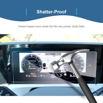 GAFAT ühildub uue VW Tiguan 3 2024 2025 10,25-tollise digitaalse kokpiti ekraanikaitsega, klaasist ekraanikaitse uuele VW 10,25-tollisele digitaalsele kokpitile, löögikindel, 9H kriimustuskindel