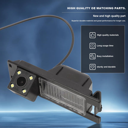 Attisfiera auto CCD öise nägemisega 4 LED tagurduskaamera Astra HJ Corsa Meriva Vectra Zafira Insignia Grande Regali auto tahavaatekaamera, pagasiruumi kaamera