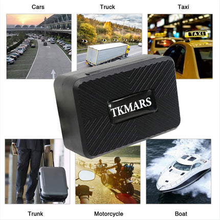 TKMARS Small GPS Tracker, Real-time Tracking Mini GPS Locator, Magnetic Tracking Device GPS Transmitter for Car, Kids, Case with 1500mAh Battery, Waterproof, Free APP/Web Platform