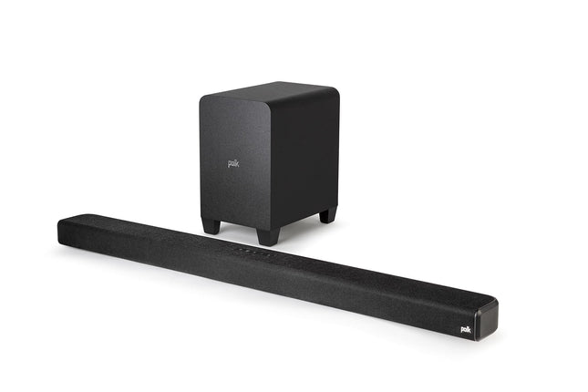 Polk Audio Signa S4 True Dolby Atmos TV heliriba juhtmevaba subwooferiga, 3.1.2 heliriba teleritele, HDMI eARC, Bluetooth, AUX, optiline sisend, must