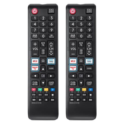 Samsungi nutiteleri asenduspult, universaalne kaugjuhtimispult Samsungi teleritele (2 pakki)