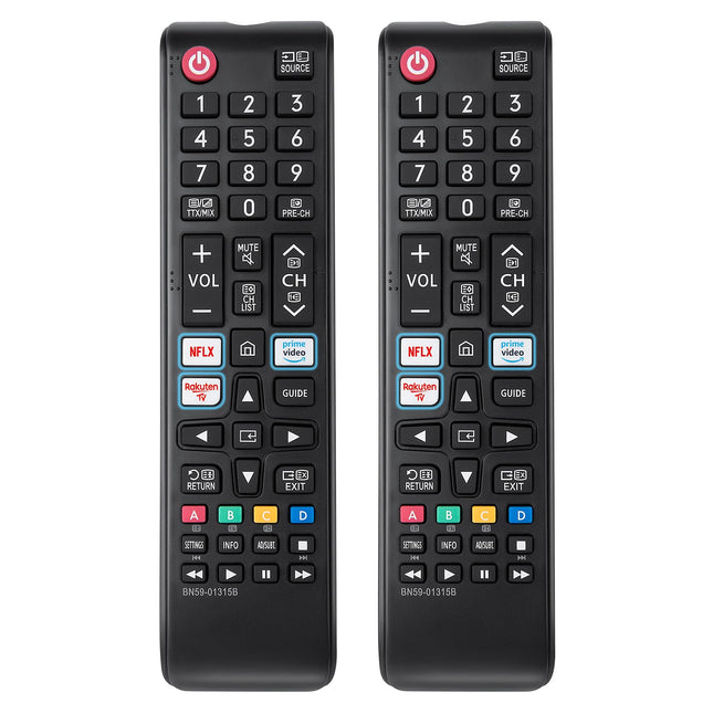 Samsungi nutiteleri asenduspult, universaalne kaugjuhtimispult Samsungi teleritele (2 pakki)