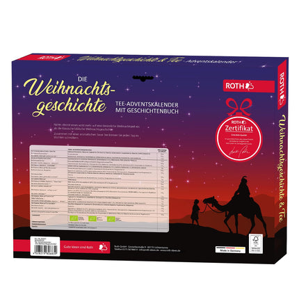 ROTH Tea Advent Calendar "The Christmas Story" 2023 filled with high-quality tea blends