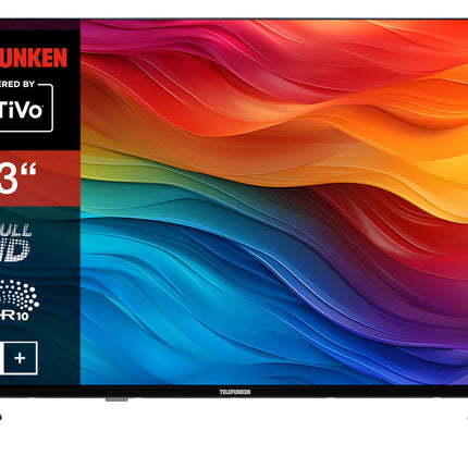 Telefunkeni 43-tolline TiVo-toega nutiteler (Full HD, HDR, kolmekordne tuuner, 6 kuud HD+ garantiid) XF43TO750S