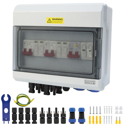 Surge protection PV, 1000V DC 40A Surge protection PV, AC 20A Surge protection PV, Solar lightning protection, Solar junction box IP65 Waterproof