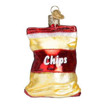 Old World Christmas Bag of Fries Glass Blown Ornaments for the Christmas Tree