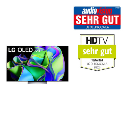 LG OLED65C37LA televiisor 165 cm (65-tolline) OLED evo televiisor (nutiteler, heleduse võimendaja, 120 Hz) [mudeliaasta 2023]