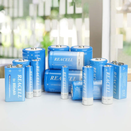 REACELL AA rechargeable batteries 2800mAh rechargeable 16 pieces Mignon AA NI-MH 1.2V rechargeable batteries low self-discharge with storage box