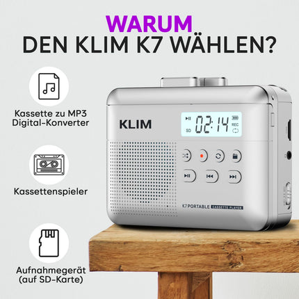 Kassettmängija - Kassettmakk - Kassettmängija - Kassettdigiteerija - Kaasaskantav kassettmakk - Mikrofon ja kõlar - Laetav aku - Kõrvaklapid - 16 GB SD-kaart