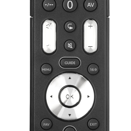 One For All Essence 4 Universal Remote Control - Controls 4 devices - TV / Smart TV, Set Top Box, DVD, Blu-Ray, and audio devices - Guaranteed to work with all manufacturers - URC 7140