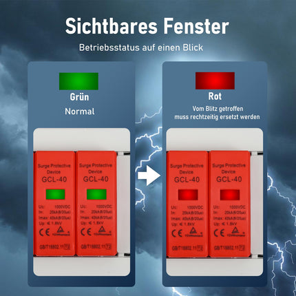 SROCHN ülepingekaitse PV DC 32A 1000V piksekaitselüliti IP65 veekindel 3 stringi 18 mooduliga päikesepaneelide ühenduskarp
