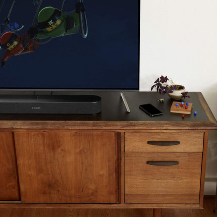 Sonos Beam nutikas heliriba, must – kompaktne teleri ja muusika voogedastuseks WiFi, Alexa hääljuhtimise, Google Assistant ja HDMI ARC-iga – AirPlay-ühilduv muusika- ja telerikõlar