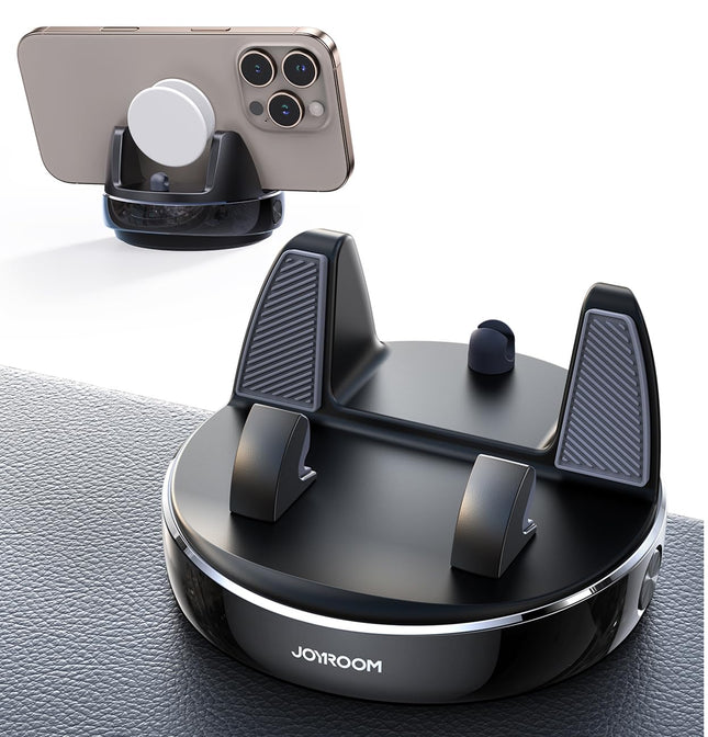 JOYROOM Car Phone Holder Dashboard, Anti-Slip Car Phone Holder Compatible with PopGrip, Universal Car Mount for iPhone/Samsung/Huawei/Google/Android Smartphones
