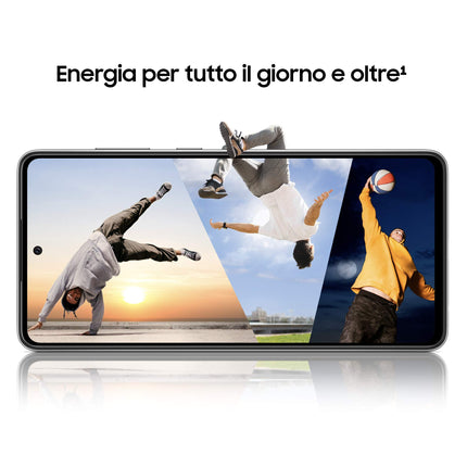 Samsung Galaxy A52 nutitelefon, 6,5-tolline FHD+ Infinity-O ekraan, 6 GB muutmälu ja 128 GB laiendatavat sisemälu, 4500 mAh aku ja ülikiire laadimine, must