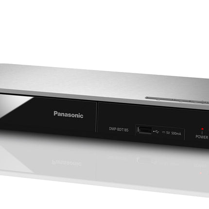 Panasonic DMP-BDT185EG 3D Blu-ray mängija (4K ülesskaleerimine, DLNA, VoD, HDMI juhtimine, USB, MKV taasesitus) hõbedane