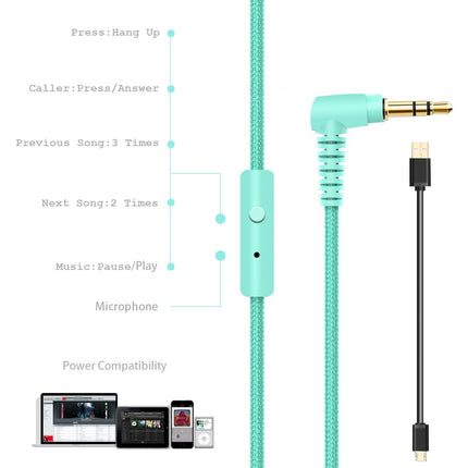 Riwbox Bluetooth kõrvaklapid, XBT-80 kokkupandavad juhtmevabad stereo kõrvaklapid mikrofoni ja helitugevuse regulaatoriga, kaabliga või ilma, arvuti/mobiiltelefonide/teleri jaoks (roheline ja lilla)