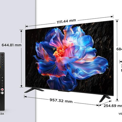 TCL 50V6C 50-tolline Direct LED-teler, 4K HDR-teler, nutiteler Google TV-ga (Dolby Audio, liikumise selgus, ühildub Google Assistant ja Alexaga)