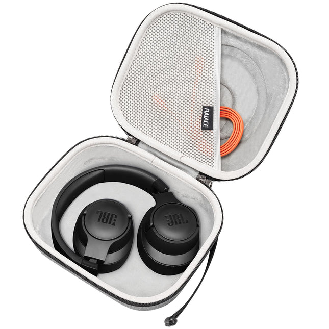 RAIACE kõvakott, mis ühildub JBL Tune 520BT/ 510BT/ 720BT/ 770NC/ 760NC / 670NC/ 660NC/ 560BT / 500BT ja JBL Live 770NC/660NC/650BT kõrvaklappidega. (Müügil on ainult kott.) -Hall