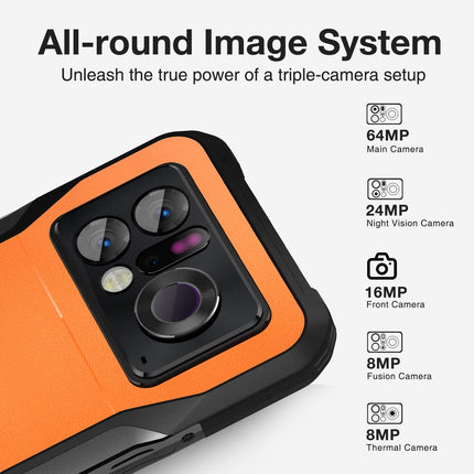 DOOGEE V20 Pro Outdoor Smartphone Without Contract 5G, 20GB RAM + 256GB ROM/2TB, Thermal Imaging Camera, 64MP+24MP Night Vision, 6.43" AMOLED FHD+ Dual SIM 5G Outdoor Smartphone Without Contract 6000mAh/33W IP68/OTG/NFC
