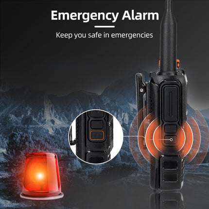Retevis RA79 kahesuunaline raadiosaatja, mitme sagedusribaga amatöörraadio, 2m/70cm/AM, VFO/CPS/Chirp, sageduse koopia, 1400 mAh akuga amatöörraadio jahipidamiseks, reisimiseks, matkamiseks (1 pakk)