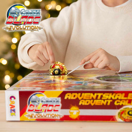 BLADE Advent Calendar for Boys – Battle Top Toy Advent Calendar with Battle Arena, Launcher &amp; Spinning Top – Christmas Calendar for Boys and Girls