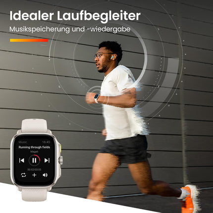 Amazfit Cheetah Square 44mm Lightweight Smartwatch for Running with Dual-Band GPS, Route Navigation and Offline Maps, Personalized Training Plans, Heart Rate and Blood Oxygen Monitor, Music, 5 ATM