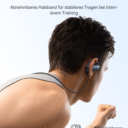 Baseus Eli Sport 1 avatud kõrvaga Bluetooth-kõrvaklapid, suunatud akustika, võimas bass, ülikerged, IPX4 veekindlad, ENC mikrofonid, Bluetooth 5.3 jooksmiseks, treenimiseks, fitnessiks