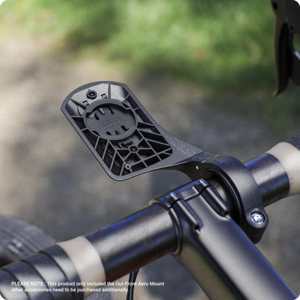 TUSITA Aero Out esikinnitus, mis ühildub Wahoo ELEMNT ROAM V1 V2 GPS-rattakompuutriga