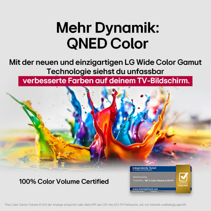 LG 86QNED82A6B teler 86-tolline (218 cm) 4K QNED tehisintellektiga teler (α7 Gen8 4K tehisintellektiga protsessor, webOS 25, 60 Hz) [mudeliaasta 2025]